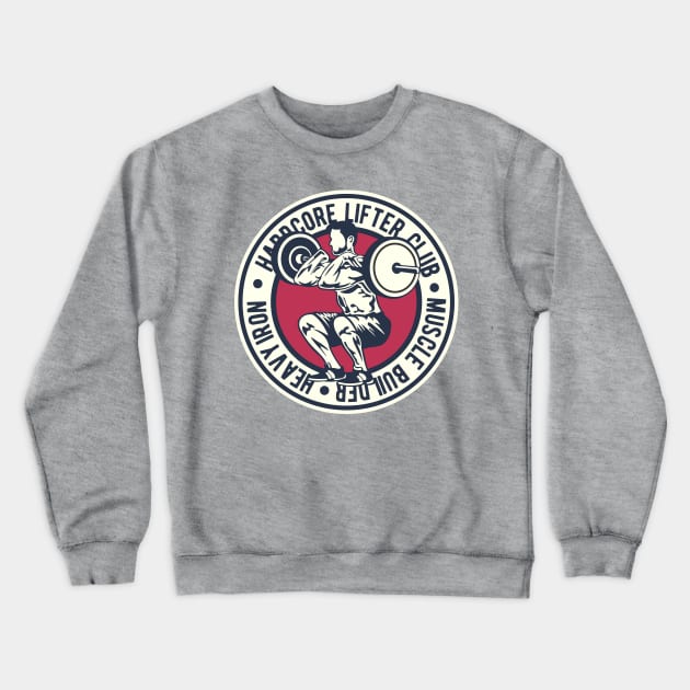 Weight Lifting Crewneck Sweatshirt by lionkingdesign